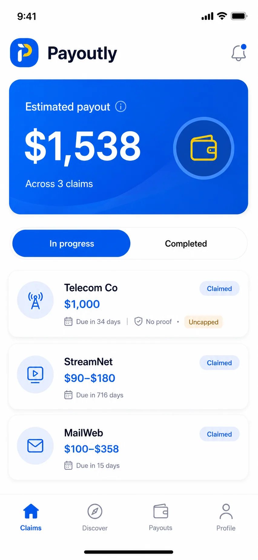 Payout Hub screenshot