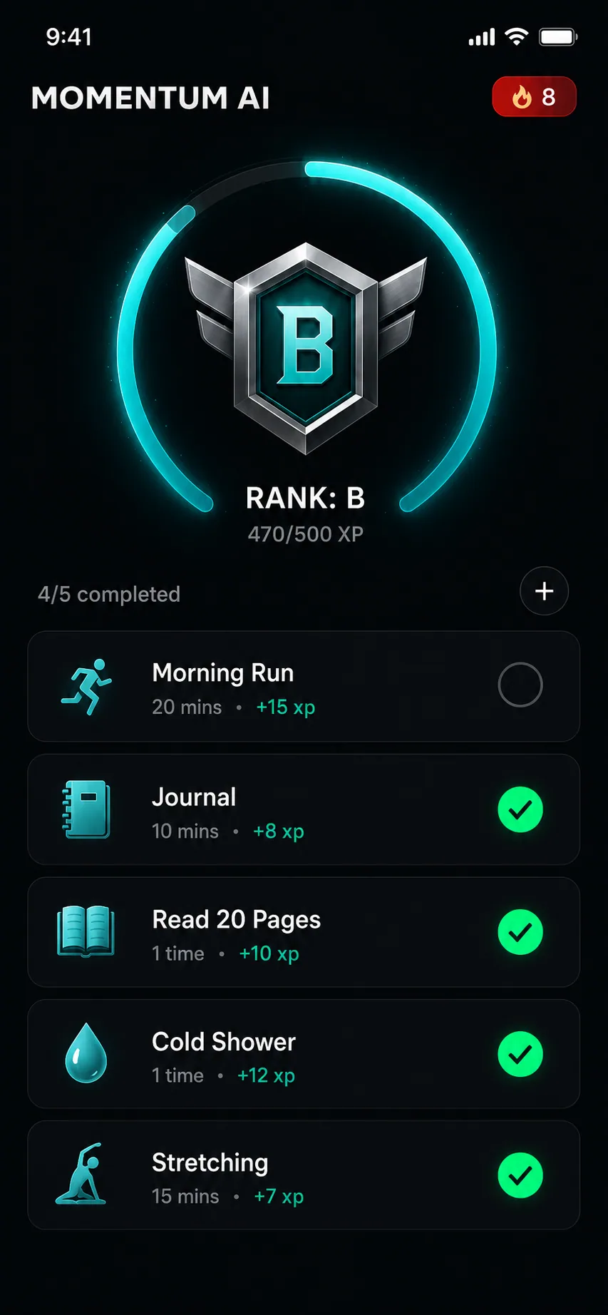 Leveling Planner screenshot