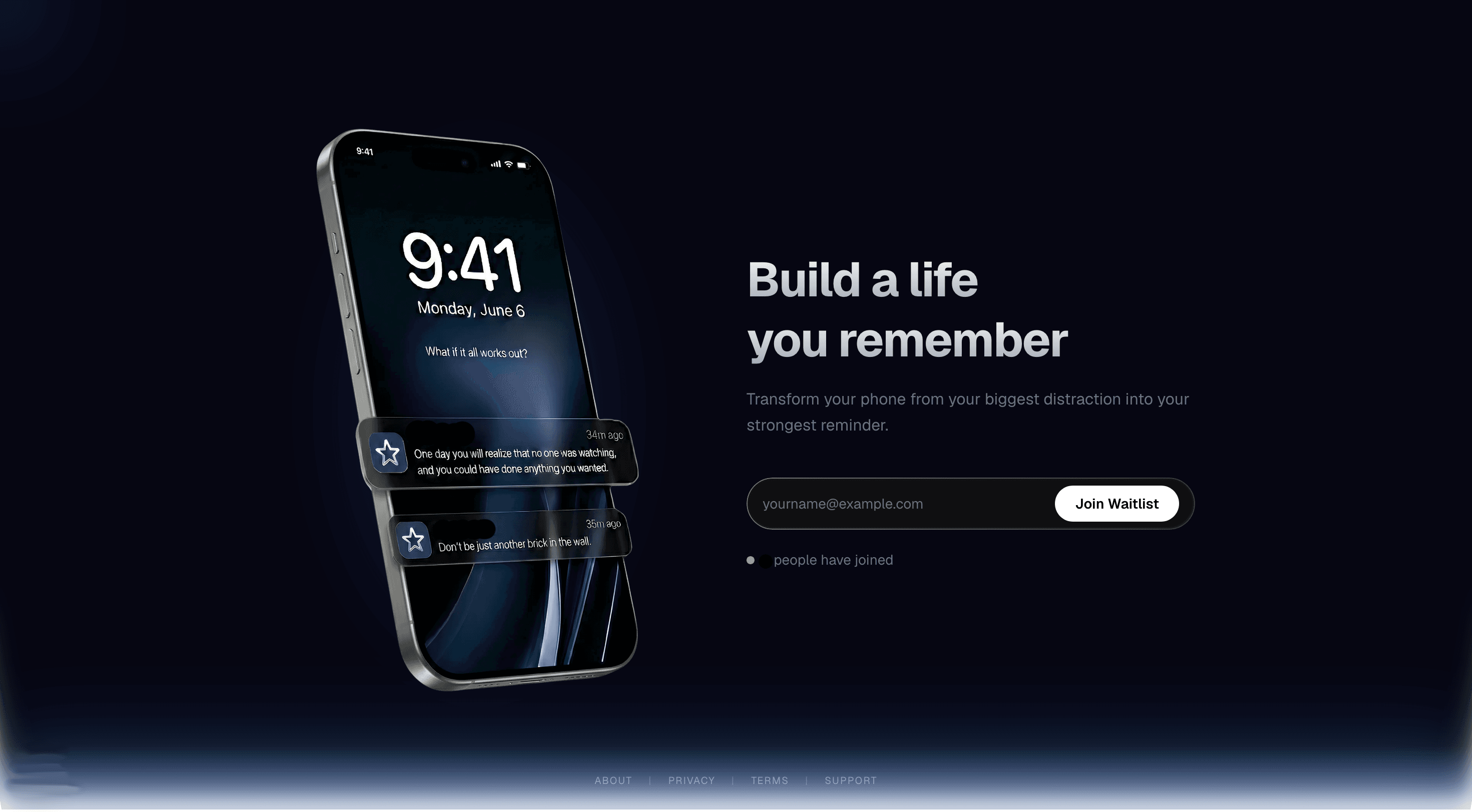 Waitlist website built by OfficeOS