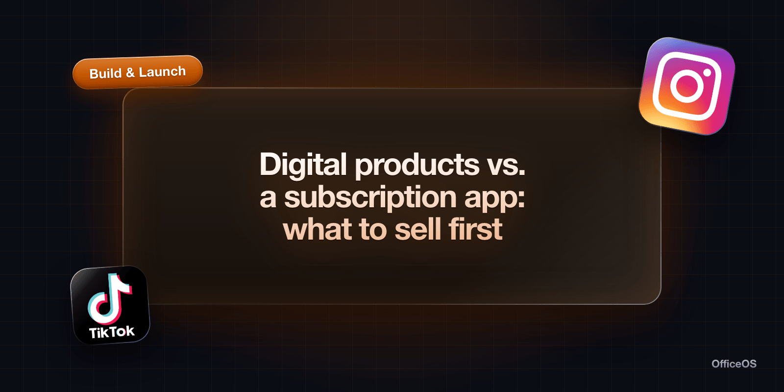 Digital products vs. a subscription app: what to sell first