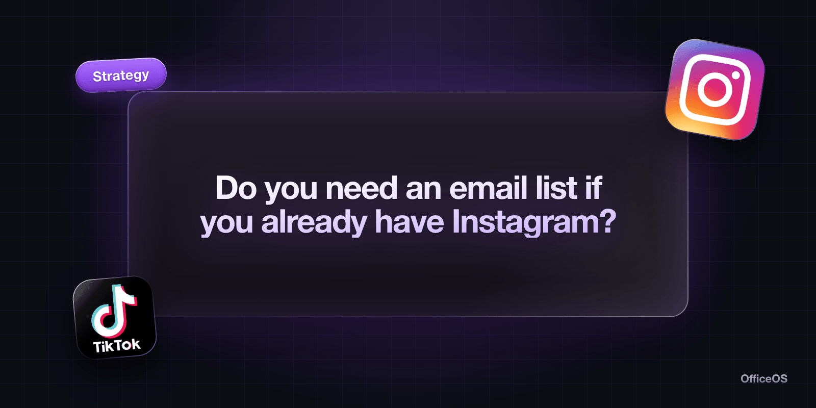 Do you need an email list if you already have Instagram?