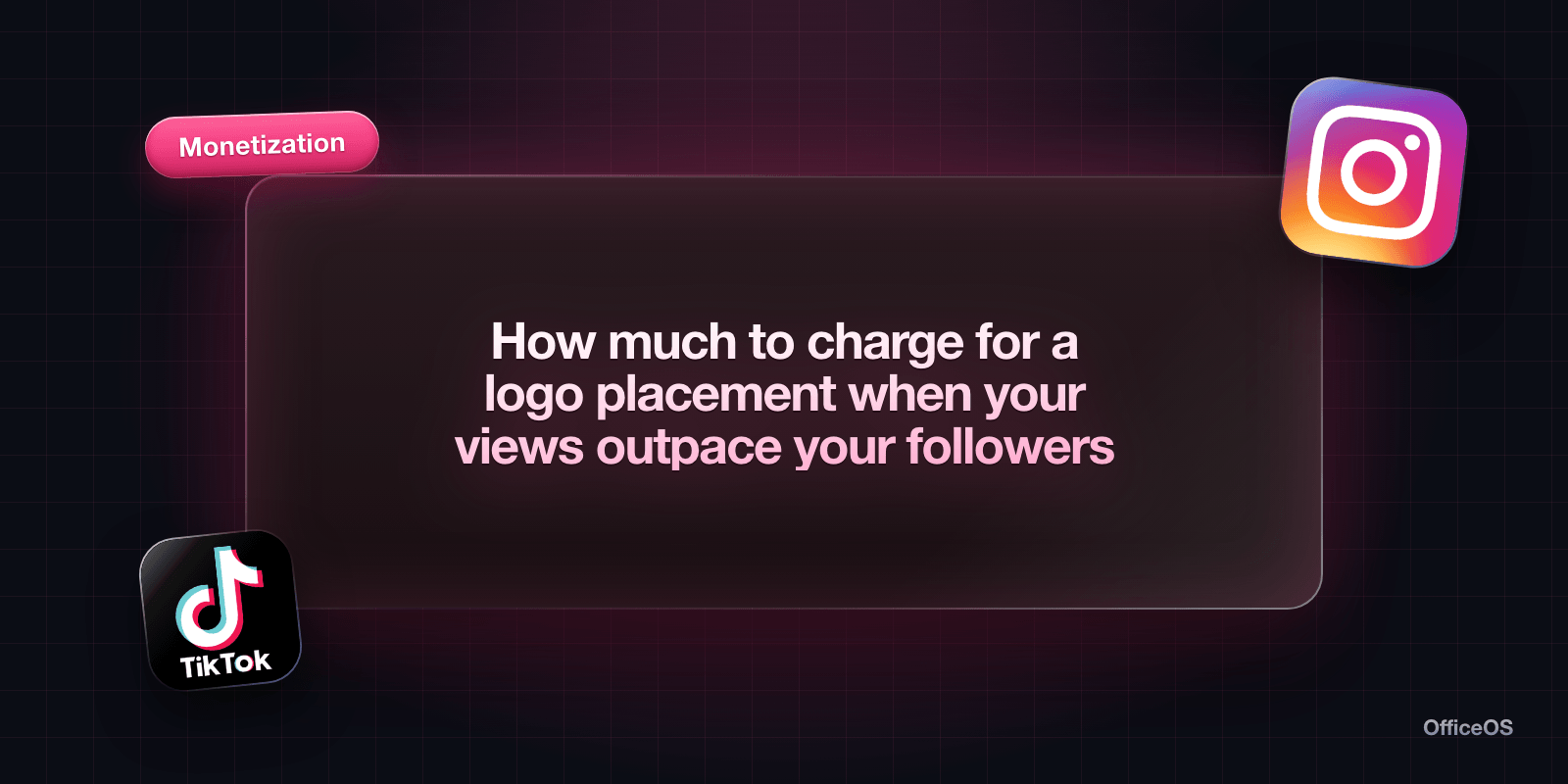 How much to charge for a logo placement when your views outpace your followers