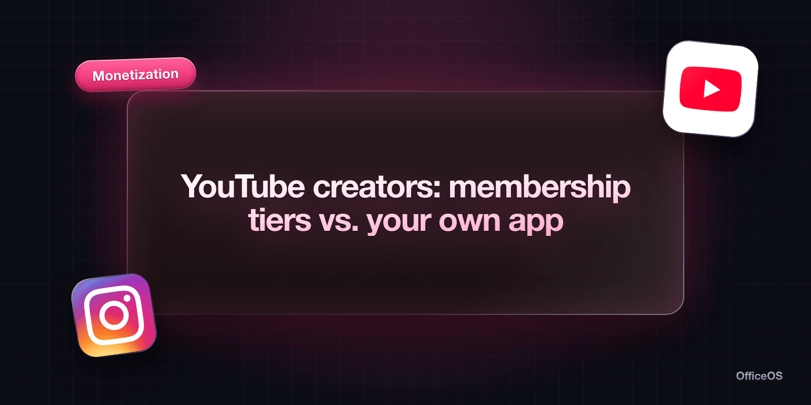 YouTube creators: membership tiers vs. your own app