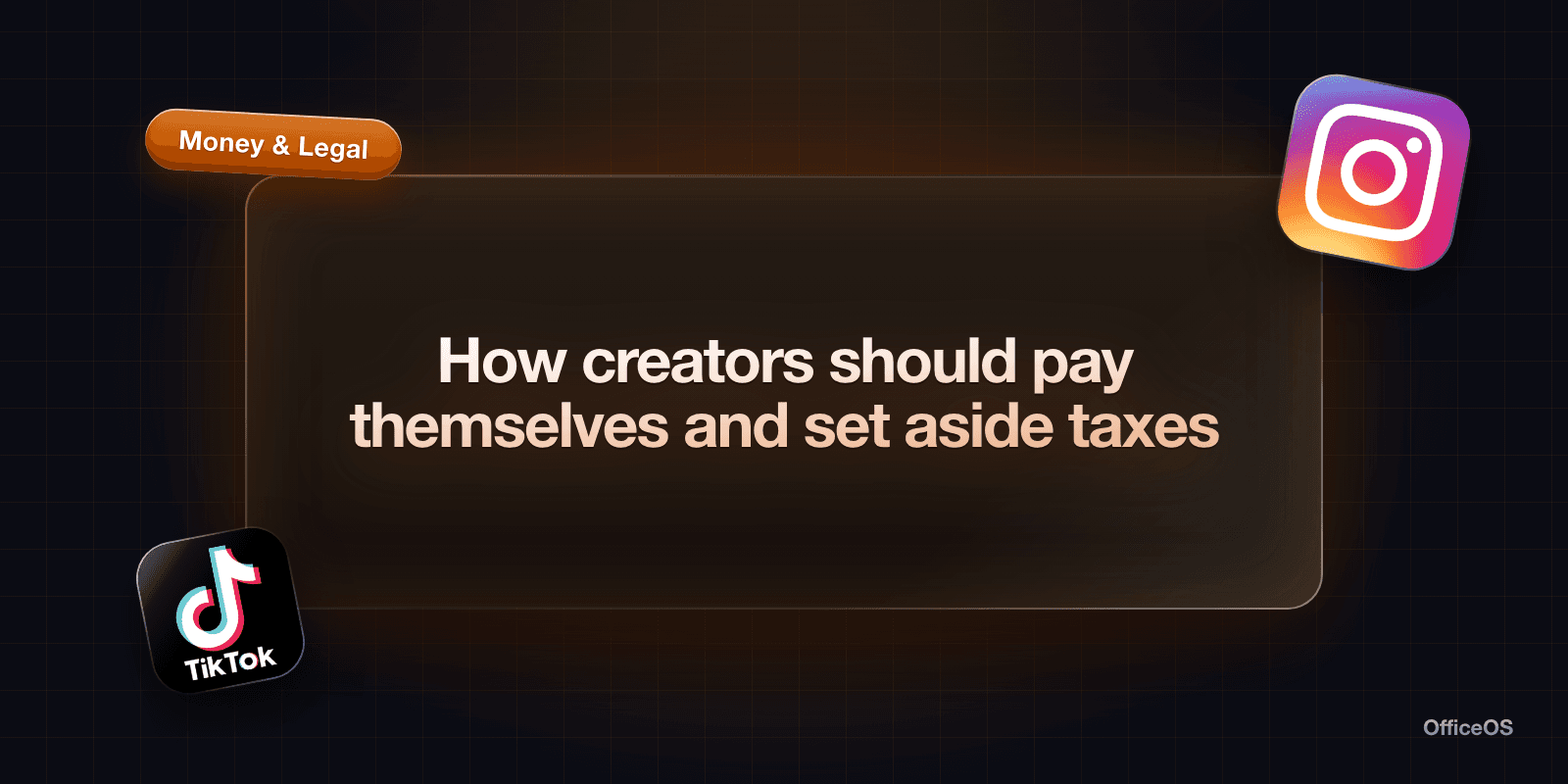 How creators should pay themselves and set aside taxes