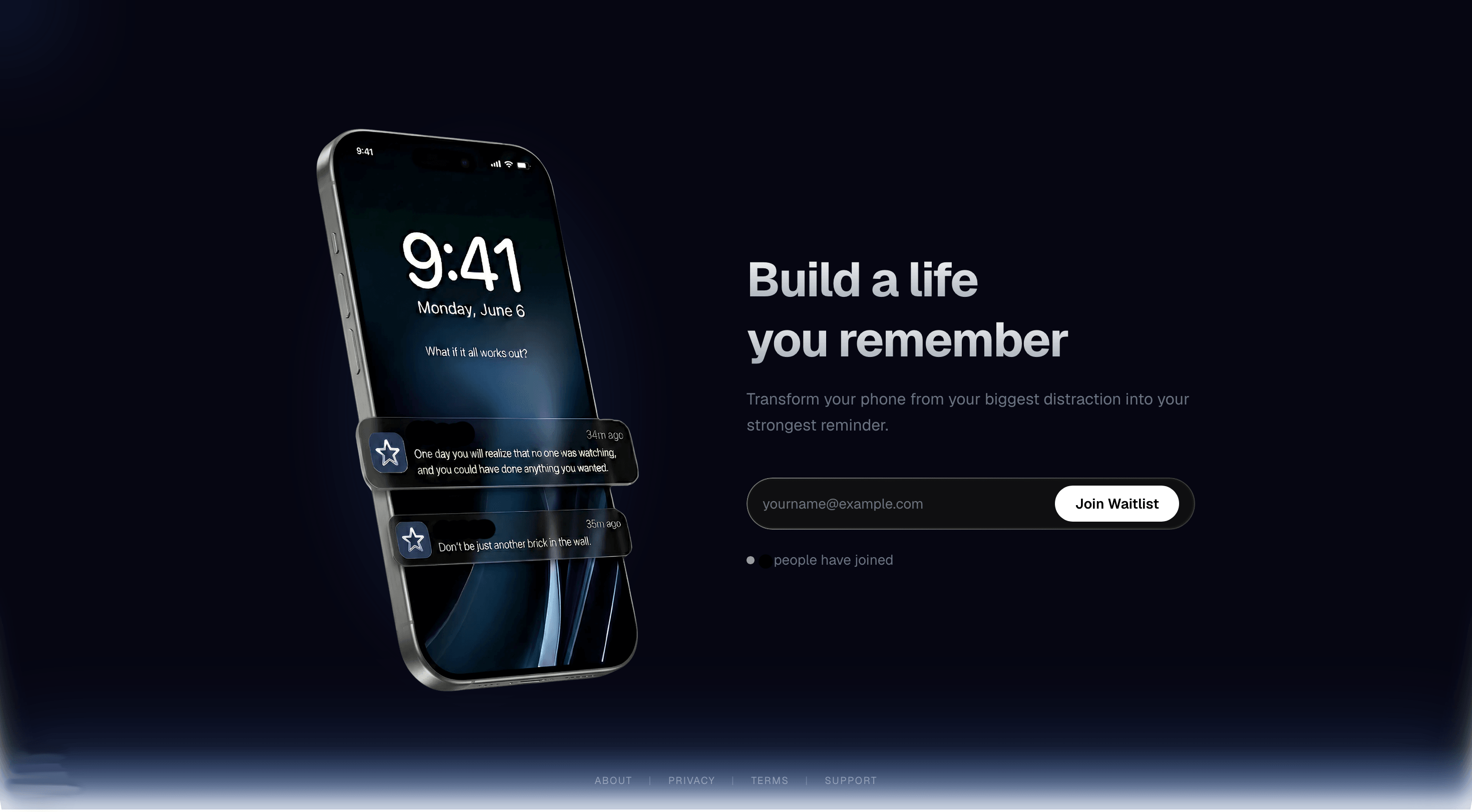Waitlist website built by OfficeOS