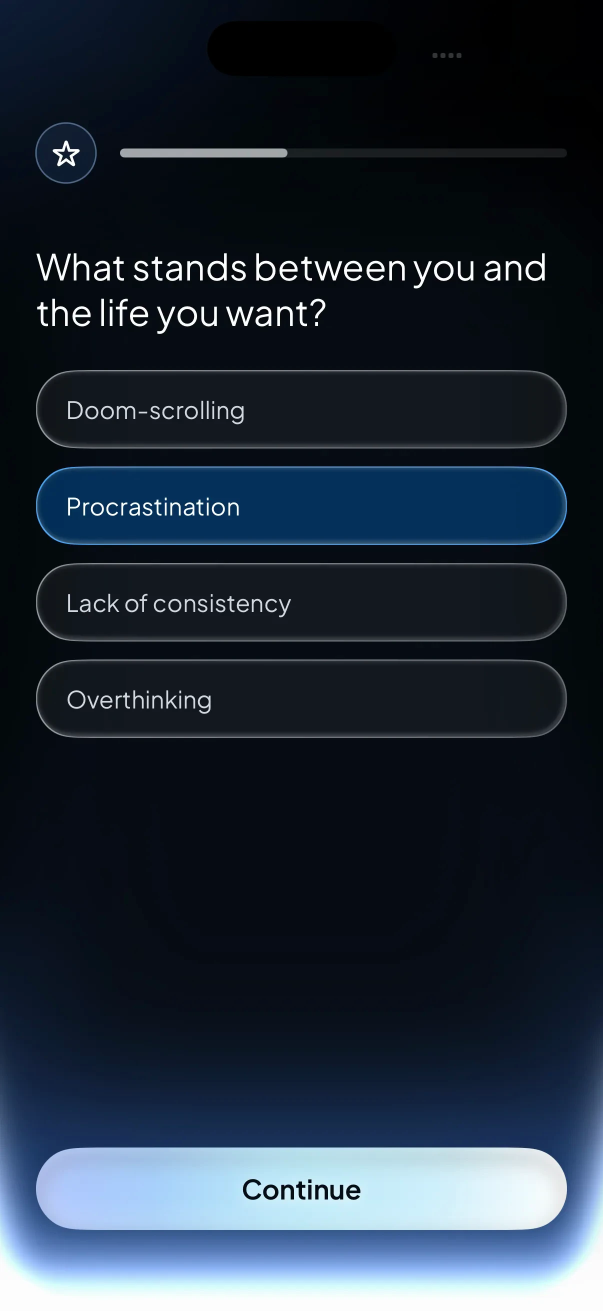 An onboarding flow rebuilt as an app update